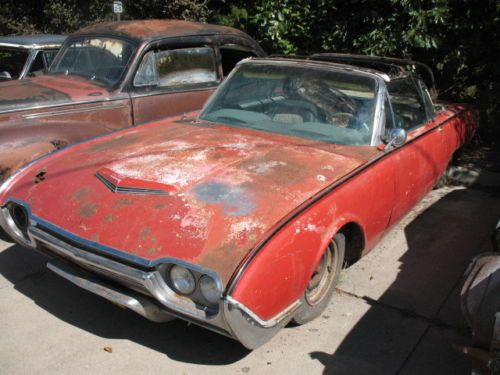 1961 ford thunderbird convertible plus parts car