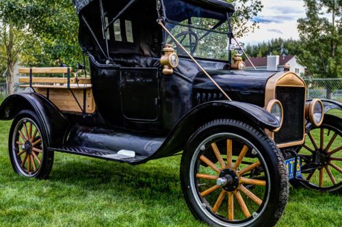 1917 ford model t roadster pickup with oak box