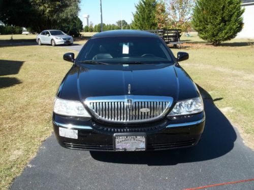 2005 LINCOLN TOWN CAR EXECUTIVE BLACK 4DR LIMOUSINE NON-SMOKER, image 6