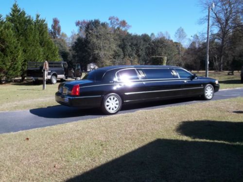 2005 LINCOLN TOWN CAR EXECUTIVE BLACK 4DR LIMOUSINE NON-SMOKER, image 23