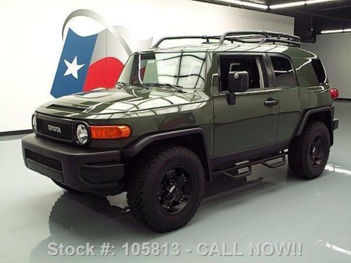 2011 toyota fj cruiser 4x4 roof rack side steps 46k mi texas direct auto