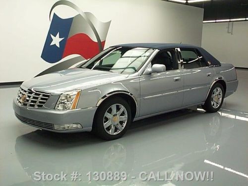 2006 cadillac dts lux ii v8 vent seats canvas roof 48k texas direct auto