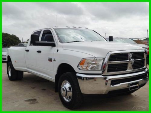 2012 dodge ram 3500 slt crew cab drw 4x4 6.7l h.o., automatic,11k miles, 1-owner