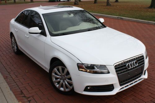 2012 audi a4 quattro 2.0l/ turbocharged/moonroof/awd/salvage/rebuilt/no reserve