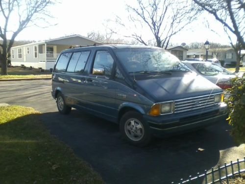 1986 ford aerostar xlt mini passenger van 2-door 3.0l