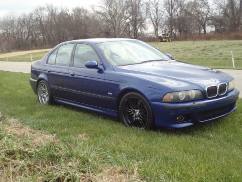 2002 bmw m5, one owner, all records from dealer, 82k strong and fast! no res!