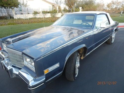 1984 cadillac eldorado biarritz convertible,42,000 orginal miles, one family own