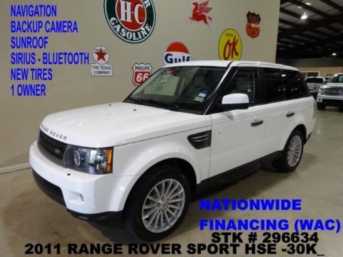 11 range rover sport hse,sunroof,nav,back-up,lth,logic7,19in whls,30k,we finance