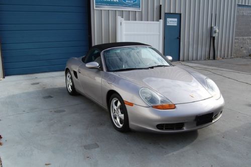 2001 porsche boxster tiptronic auto convertible leather cd alloy roadster 01