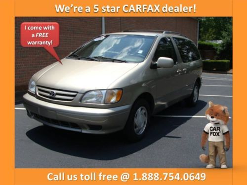 2002 toyota sienna le mini passenger van 5-door 3.0l