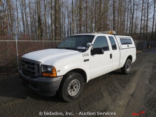 Ford f250xl pickup truck extended cab canopy auto v8 storage traffic advisor