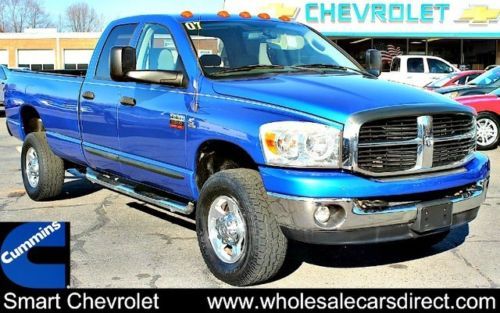 2007 dodge ram 2500 4wd quad cab cummins diesel long bed 4x4 we finance trucks