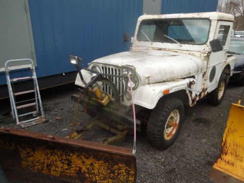 1979 jeep cj5 half cab w/ meyers plow