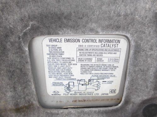 2005 Subaru Outback i Wagon 4-Door 2.5L, image 11