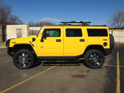 2003 hummer h2 mint condition 22&#039;s on 35&#039;s heated seats sunroof power everything