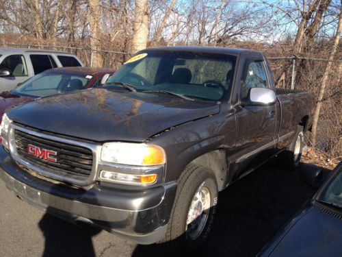 2000 gmc sierra 4x4 1500 sle standard cab pickup 2-door 4.8l no reserve