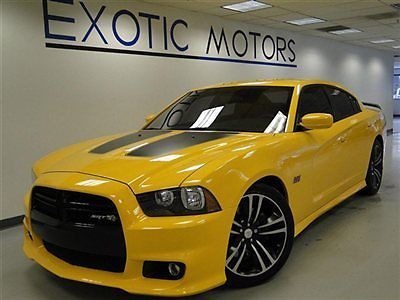 2012 dodge charger srt-8 super bee!! rear-pdc xenons warranty 1-owner 20&#034;wheels