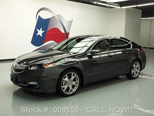 2012 acura tl sh-awd advance sunroof nav 19&#034; wheels 11k texas direct auto