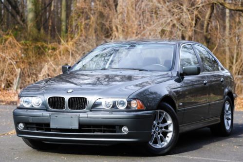 2003 bmw 525i 1 owner 21k super low miles serviced loaded garaged carfax certifd