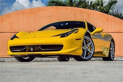 2010 ferrari 458 italia - 20&#034; sport rims - front lift system - extended warranty