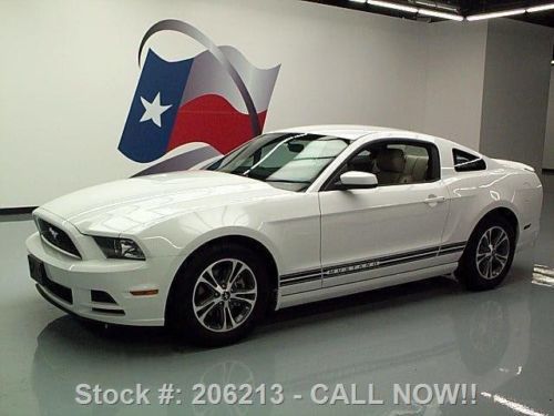 2014 ford mustang v6 premium auto leather shaker 19k mi texas direct auto