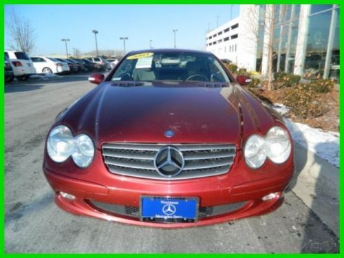 2003 sl500 used 5l v8 24v automatic rear wheel drive convertible premium bose