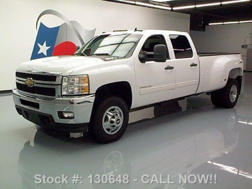 2011 chevy silverado 3500 lt crew 4x4 diesel dually 64k texas direct auto