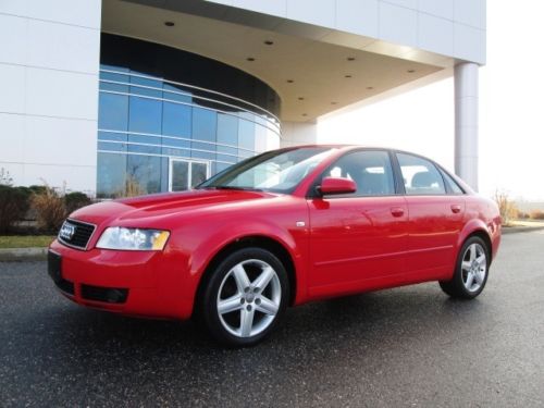 2005 audi a4 1.8t quattro sport package loaded red extra clean sharp