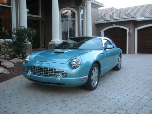 2002 ford thunderbird hard top convertible