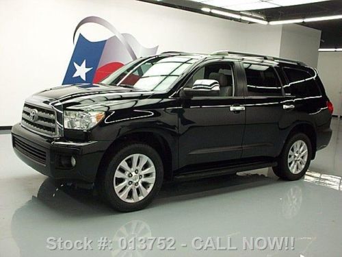 2008 toyota sequoia platinum sunroof nav dvd 76k miles texas direct auto