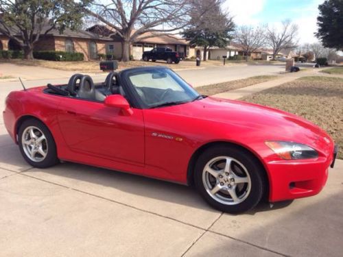 2001 honda s2000 116k 6sp nice runs good loaded 1 owner