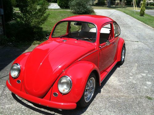 1968 retro customs vw beetle