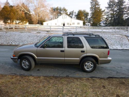 2001 chevrolet blazer 4dr 4x4 transmission problem one owner no reserve