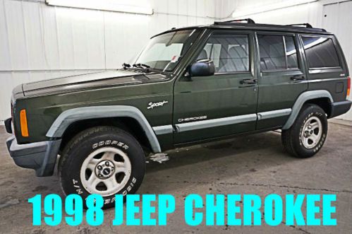 1998 jeep cherokee sport one owner runs great 4x4 nice clean wow!!!!