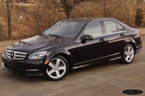 5-days *no reserve* &#039;11 mercedes-benz c-300 4-matic sport 1-owner off lease