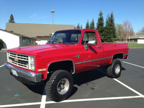 1987 chevy short bed 4x4 rust free new motor and trans