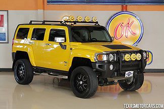 2007 hummer h3  suv 4x4! heated leather, pioneer audio &amp; headrest dvd&#039;s.