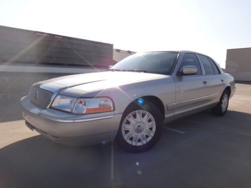 Low mileage!! no reserve!! 2004 mercury grand marquis gs v8 automatic