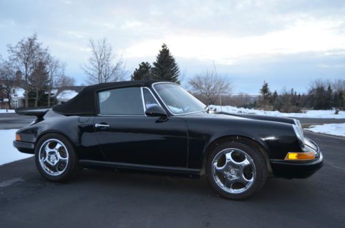 Nr 1972 porsche 911 targa w/ porsche s 2.4 motor cabriolet conversion no reserve