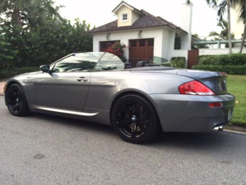 2008 bmw m6 convertible - bmw warranty until 9/2015 or 70k miles &amp; maint. plan!