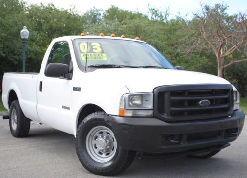 2003 ford f250 xl reg cab 6.0l v8 diesel power stroke, aut trans, no reserve