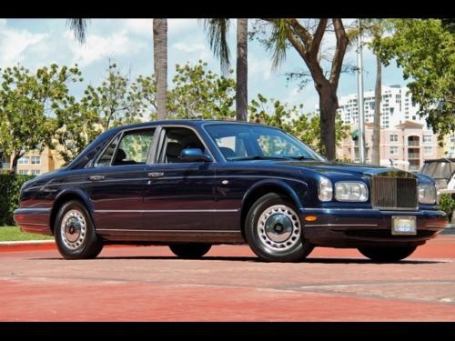 2000 rolls royce silver seraph royal blue sunroof umbrellas only 34k