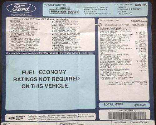 ** ESTATE SALE ** 08 FORD 4WD F-350 SRW w/ Turbo Diesel ** NO RESERVE **, image 2