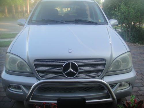 Mercedes ml 350 sport color silver metallic