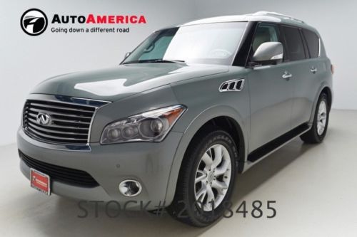 41k one 1 owner low miles 2012 infiniti qx56 4x4 nav leather roof entertainment
