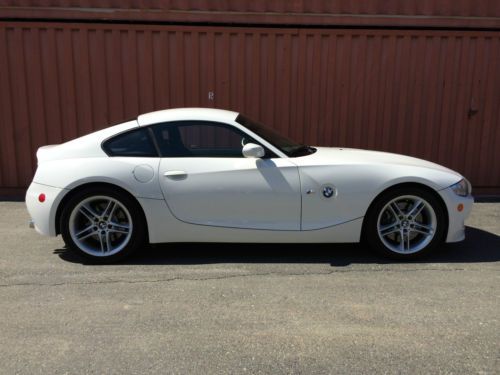 2007 bmw z4 m coupe coupe 2-door 3.2l very rare apline white 1 of 9 produced