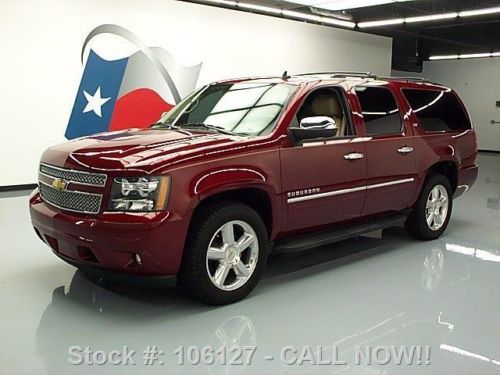 2010 chevy suburban ltz leather nav dvd rear cam 36k mi texas direct auto