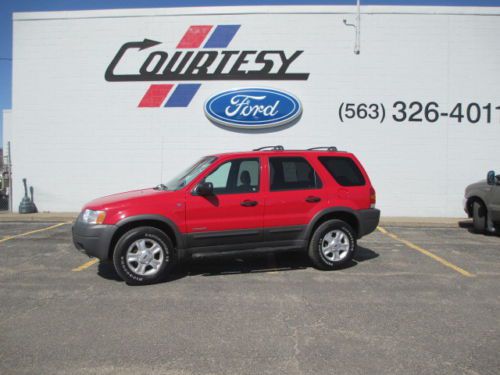 2002 ford escape xlt fwd v6 great fuel economy low reserve  suv 4 door save
