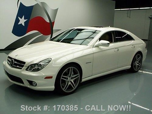 2011 mercedes-benz cls63 amg p1 sunroof nav xenon 9k mi texas direct auto