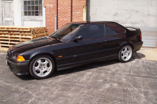 1997 bmw m3 e36 coupe 2-door / 5-speed manual / 3.2l 3 series black -no reserve!